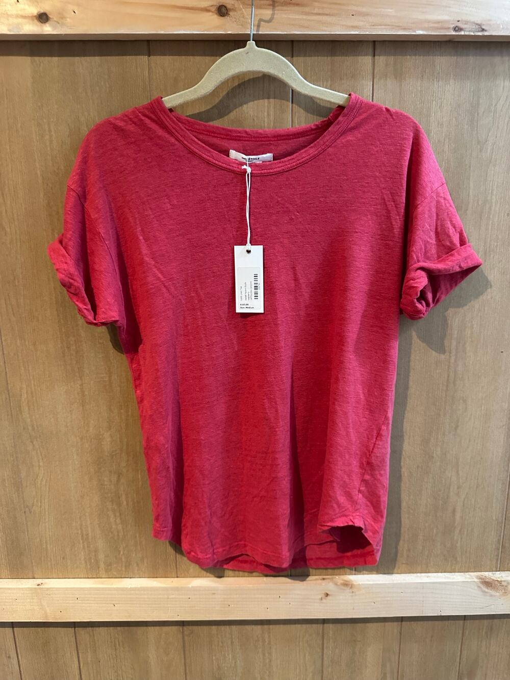 Isabel Etoile Marant - Koldi Linen Tee / Raspberry / M / NWT